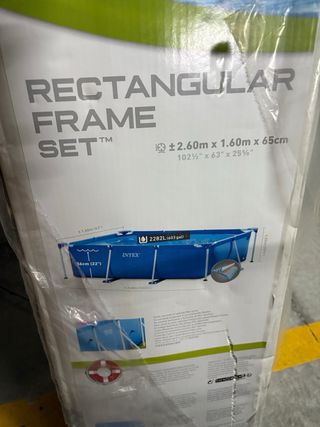 Piscina desmontable Intex Rectangular