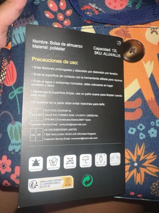 Nevera portátil con diseño de zorros