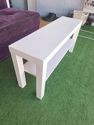 Mesa auxiliar Ikea Lack blanca