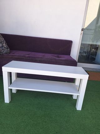 Mesa auxiliar Ikea Lack blanca