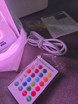 Luz de pared LED recargable con control remoto