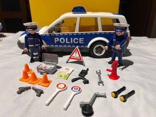 Playmobil Coche Policía y Figuras