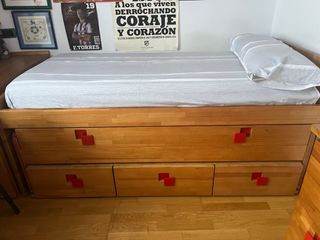 Habitación juvenil pino macizo