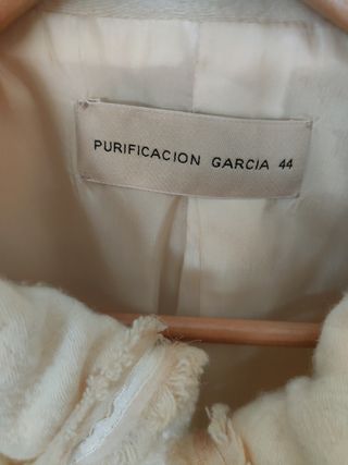 Chaqueta Purificacion Garcia beige