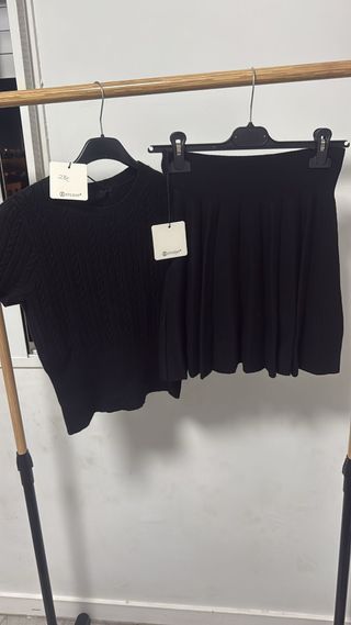Conjunto falda y top invierno