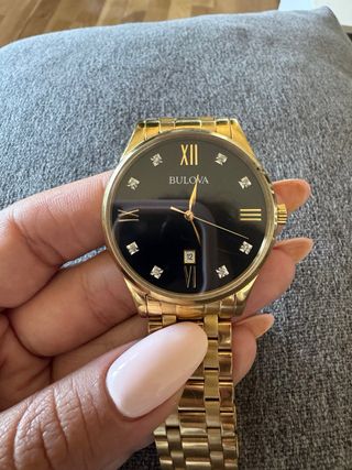 Reloj Bulova Diamantes Oro Hombre