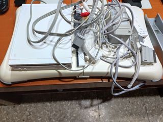 Nintendo Wii con tabla y juegos