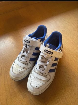 Adidas Forum Blancas y Azules Talla 44