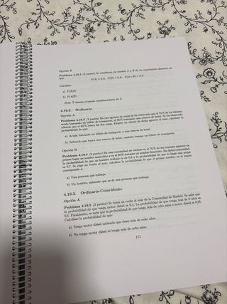 Problemas de selectividad de matemáticas aplicadas