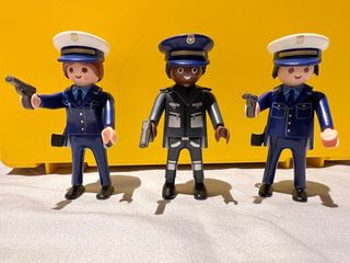 Playmobil 3 Policías con Pistolas