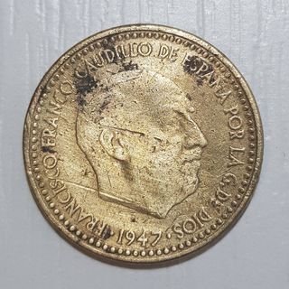Moneda 1 Peseta 1947