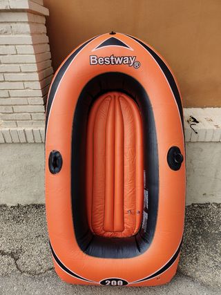 Barca hinchable Bestway naranja