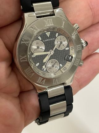 Cartier Must 21 Chronoscaph W10125U2