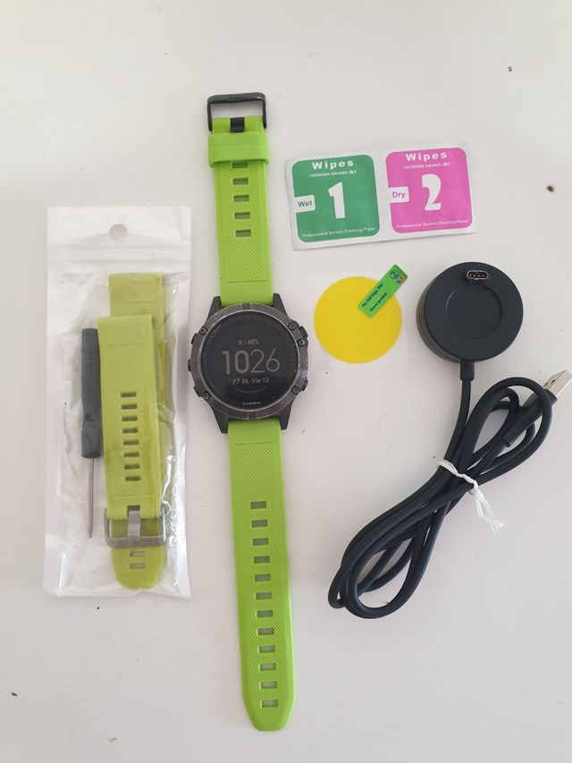 Garmin Fenix 5 Smartwatch Negro y Amarillo