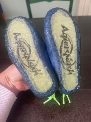 Scarpe bimbo blu e verdi taglia 24