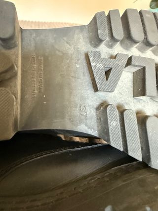 Botas militares Bimba y Lola piel negras