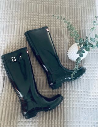 Botas de agua Hunter Negras Talla 37