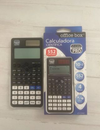 Calculadora casio blanca