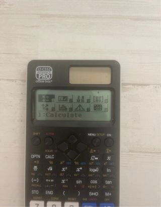 Calculadora casio blanca