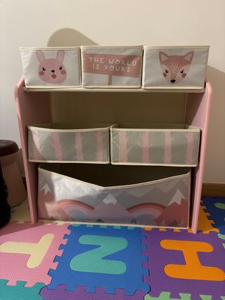 Scaffale per giocattoli per bambini