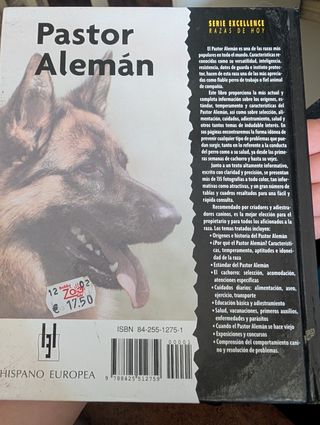 Libro Pastor Alemán - S. Samms
Libro dogo 