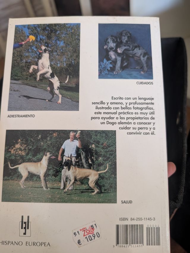 Libro Pastor Alemán - S. Samms
Libro dogo 