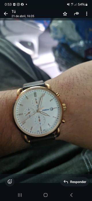 Reloj Fossil Dorado