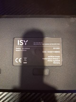 Teclado Gaming Negro y Morado