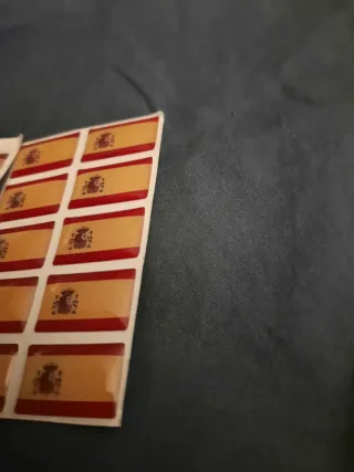 Lote 4 10 o 20 Pegatinas Bandera España Nuevas