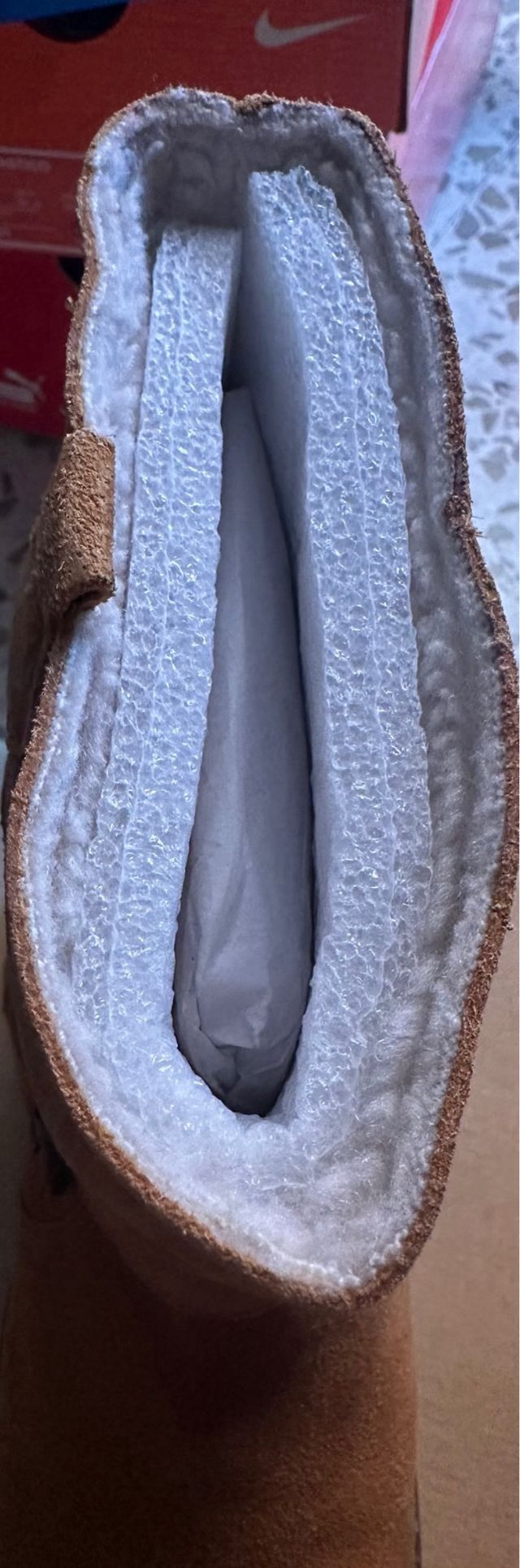 Botas Bershka ante y borrego