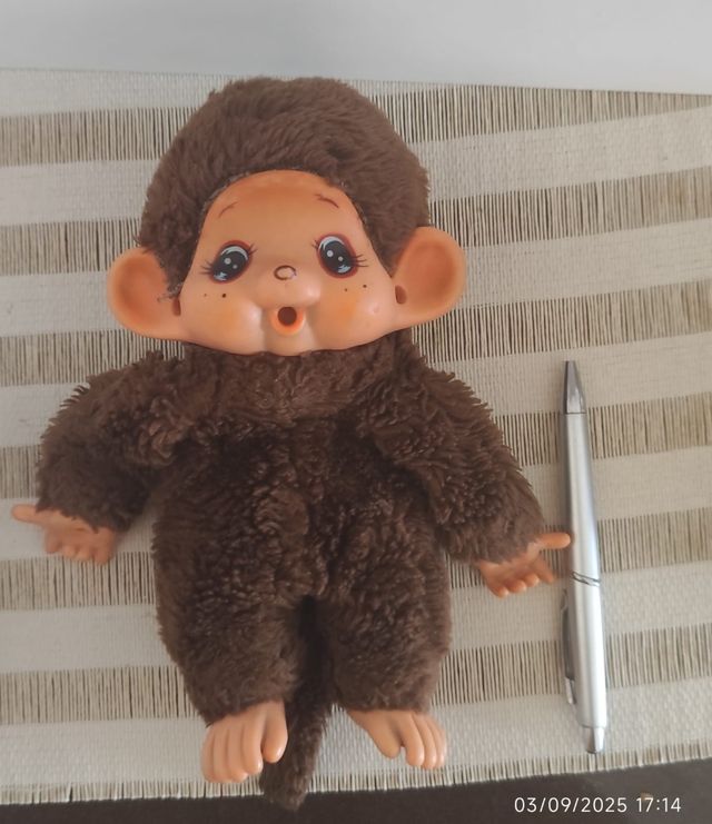 Pupazzo Monchichi scimmietta vintage anni 70/80