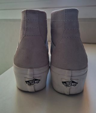 Zapatillas Vans Tapered Stackform Piel Gris