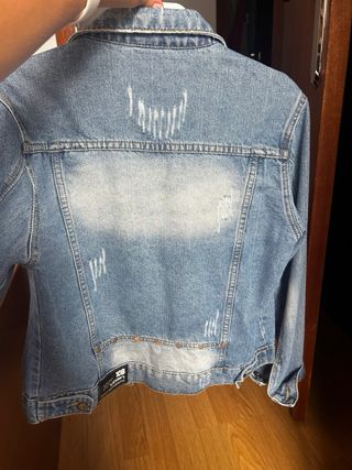 Chaqueta Vaquera Beige Talla S