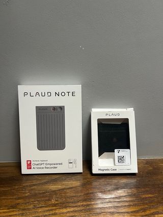 PLAUD NOTE Nuevo + Funda Negra de piel