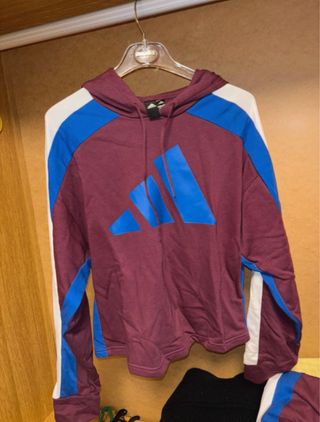 Chándal Adidas 2 piezas morado y azul