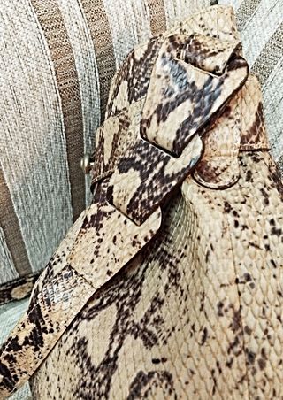 Bolso de dama piel serpiente