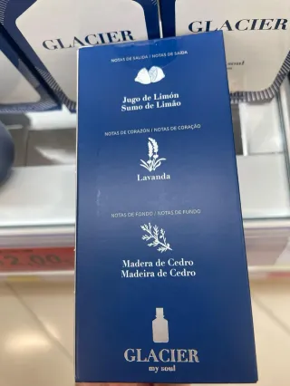 Profumo Glacier My Soul Him Azul Blanco