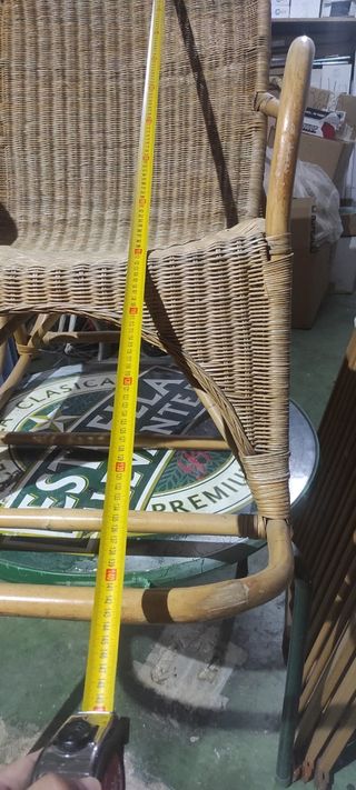 Mecedora vintage de madera