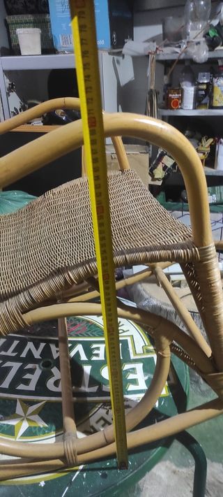 Mecedora vintage de madera