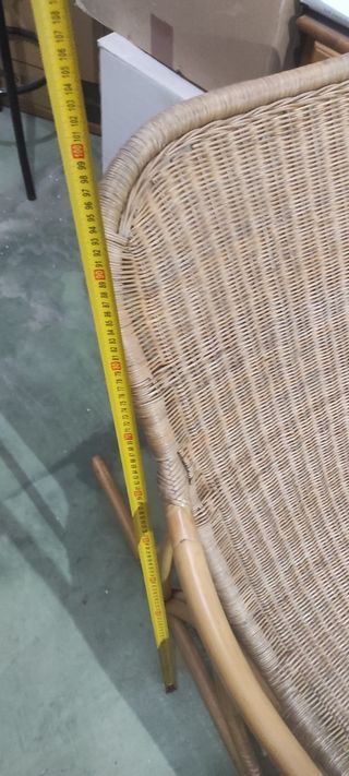 Mecedora vintage de madera