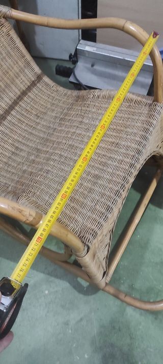 Mecedora vintage de madera