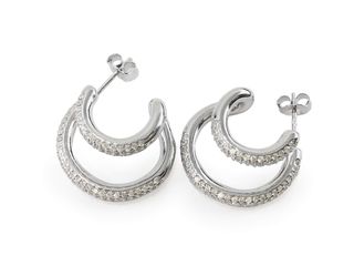 pendientes plata 925mm con piedra con circonita