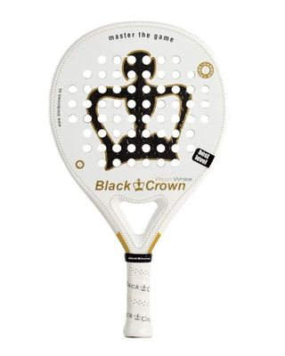 Pala de pádel Black Crown Pitón White