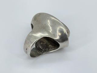 sortija plata 925mm con piedra con cuarzo
