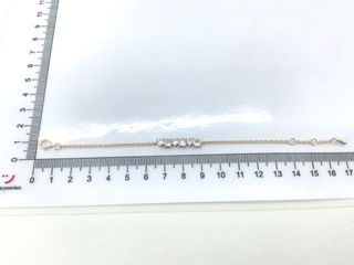 pulsera plata 925mm con piedra con circonita