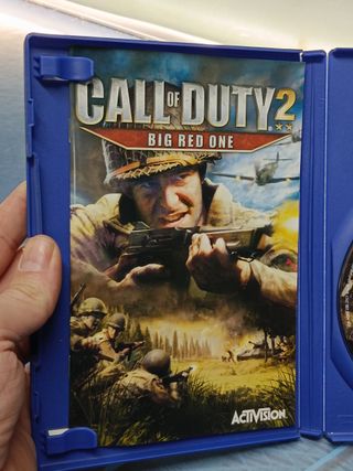 videojuego playstation 2, Call of Duty 2: Big Red One (PS2, 2005) pal, con manual