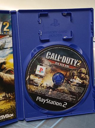 videojuego playstation 2, Call of Duty 2: Big Red One (PS2, 2005) pal, con manual