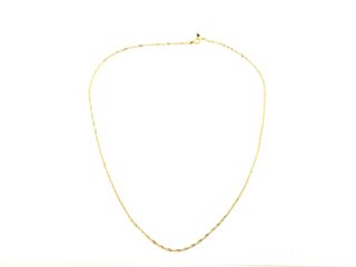 cadena oro 18k 22cm