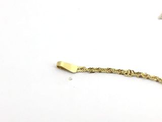 cadena oro 18k 22cm