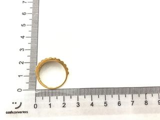 anillo oro 18k con circonita